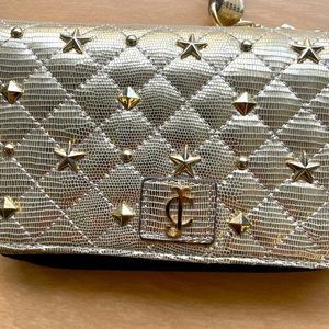 JUICY COUTURE Gold Quilted Clutch